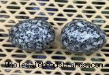 CDN348 35*50mm egg-shaped snowflake obsidian decorations wholesale