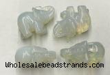 CDN381 20*40*30mm elephant rose quartz decorations wholesale