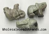 CDN409 25*50*35mm elephant picasso jasper decorations wholesale