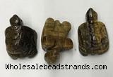 CDN443 28*45*22mm turtle yellow tiger eye decorations wholesale