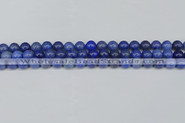 CDU342 15.5 inches 8mm round blue dumortierite beads wholesale