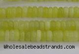CEJ210 15.5 inches 2*4mm rondelle lemon jade beads wholesale