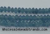 CEQ31 15.5 inches 2*4mm faceted rondelle blue sponge quartz beads