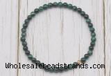 CGB7209 4mm tiny green tiger eye beaded meditation yoga bracelets