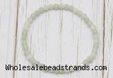 CGB7240 4mm tiny New jade beaded meditation yoga bracelets