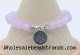 CGB7872 8mm candy jade bead with luckly charm bracelets wholesale