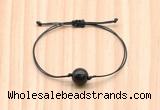 CGB9947 Fashion 12mm golden obsidian adjustable bracelet jewelry