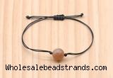 CGB9986 Fashion 12mm moonstone adjustable bracelet jewelry