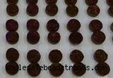 CGC100 12mm flat round druzy quartz cabochons wholesale