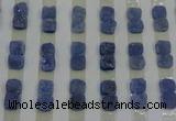 CGC211 10*10mm square druzy quartz cabochons wholesale