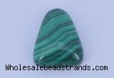CGC40 20*25mm trapezoid natural malachite gemstone cabochons