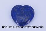 CGC49 25*25mm heart natural lapis lazuli gemstone cabochons