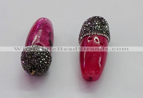 CGP1516 20*44mm agate gemstone pendants wholesale