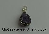 CGP469 15*20mm teardrop crystal glass pendants wholesale