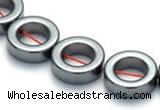 CHE15 16 inches 12mm donut shape hematite beads Wholesale