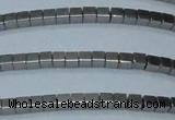 CHE450 15.5 inches 2*2mm cube plated hematite beads wholesale