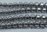 CHE972 15.5 inches 4*4mm plated hematite beads wholesale