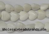 CHG22 15.5 inches 10*10mm heart shell beads wholesale