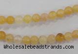 CHJ01 15.5 inches 4mm round honey jade stone beads wholesale