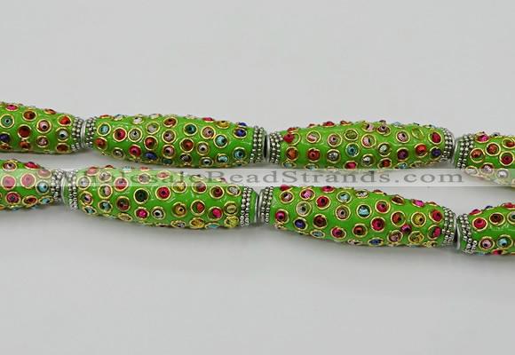 CIB626 16*60mm rice fashion Indonesia jewelry beads wholesale