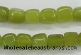 CKA23 15.5 inches 7*10mm nugget Korean jade gemstone beads
