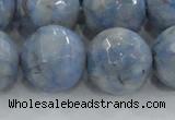 CKC708 15.5 inches 20mm faceted round imitation blue kyanite beads