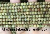 CKC760 15.5 inches 4mm round natural green kyanite beads