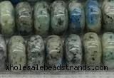 CKJ436 15.5 inches 5*8mm - 5*9mm rondelle natural k2 jasper beads