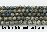 CKJ460 15.5 inches 10mm round natural k2 jasper beads wholesale