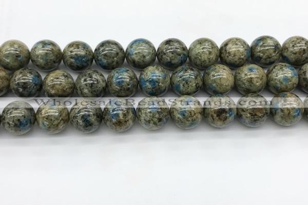 CKJ478 15.5 inches 14mm round natural k2 jasper beads wholesale