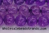 CKQ311 15.5 inches 12mm round dyed crackle quartz beads wholesale