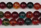 CKQ33 15.5 inches 10mm round dyed crackle quartz beads wholesale