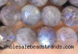 CLB1072 15.5 inches 6mm faceted round labradorite beads