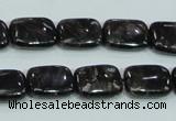 CLB309 15.5 inches 10*14mm rectangle black labradorite gemstone beads