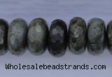 CLB58 15.5 inches 10*20mm faceted rondelle labradorite beads