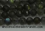 CLB901 15.5 inches 6mm faceted round labradorite gemstone beads