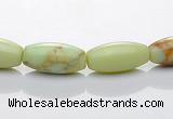 CLE05 16 inch 6*12mm lemon turquoise rice stone beads Wholesale