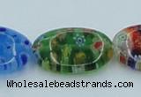 CLG590 16 inches 13*18mm oval lampwork glass beads wholesale