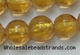 CLG842 15.5 inches 12mm round lampwork glass beads wholesale