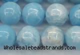 CLR605 15.5 inches 14mm round imitation larimar beads wholesale