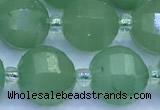 CME367 15 inches 10mm pumpkin green aventurine beads