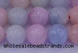 CMG143 15.5 inches 10mm round natural morganite gemstone beads