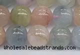 CMG392 15.5 inches 8mm round morganite gemstone beads