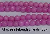 CMJ204 15.5 inches 4mm round Mashan jade beads wholesale