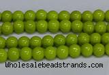 CMJ218 15.5 inches 4mm round Mashan jade beads wholesale