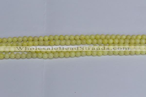 CMJ296 15.5 inches 6mm round Mashan jade beads wholesale