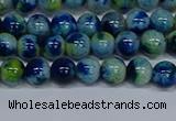 CMJ667 15.5 inches 6mm round rainbow jade beads wholesale