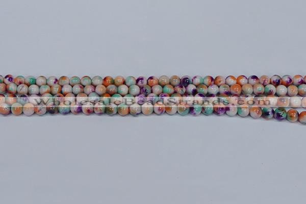 CMJ723 15.5 inches 6mm round rainbow jade beads wholesale