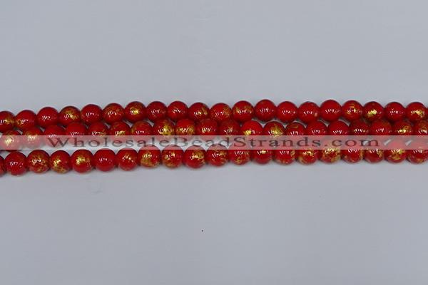 CMJ936 15.5 inches 6mm round Mashan jade beads wholesale
