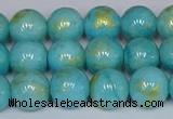 CMJ966 15.5 inches 6mm round Mashan jade beads wholesale